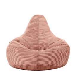 icon Dalton Cord Adult Bean Bag Chair, Set of 2 in Pink - thumbnail 4