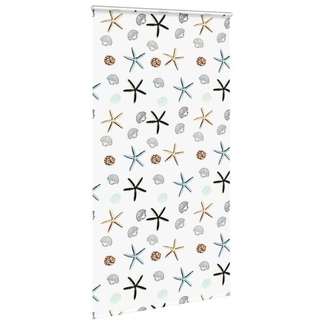 Berkfield Home Shower Roller Blind with Cassette 130x240 cm Fabric Width 126 cm in White - image 1