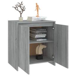 Berkfield Home Sideboard Grey Sonoma 70x41x75 cm Engineered Wood - Size: 70 x 41 x 75 cm - thumbnail 5