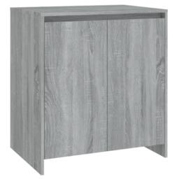 Berkfield Home Sideboard Grey Sonoma 70x41x75 cm Engineered Wood - Size: 70 x 41 x 75 cm - thumbnail 3