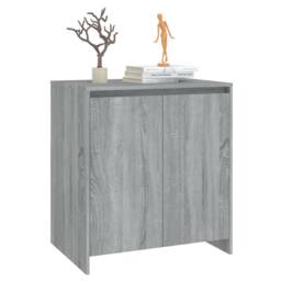Berkfield Home Sideboard Grey Sonoma 70x41x75 cm Engineered Wood - Size: 70 x 41 x 75 cm - thumbnail 4