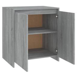 Berkfield Home Sideboard Grey Sonoma 70x41x75 cm Engineered Wood - Size: 70 x 41 x 75 cm - thumbnail 8