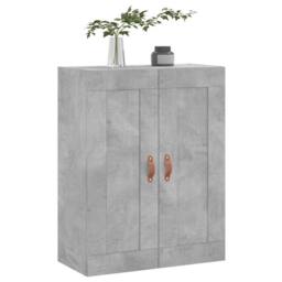 Berkfield Home Wall Mounted Cabinet Concrete Grey 69.5x34x90 cm Engineered Wood - thumbnail 4