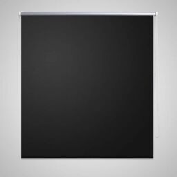 Berkfield Home Roller Blind Blackout 160 x 175 cm Black