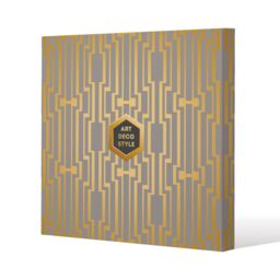 Benjamin Tate Design Art Deco Style (Canvas Print) / 61 x 61 x 4cm in Natural - Size: 61 x 61 x 4 cm - thumbnail 1