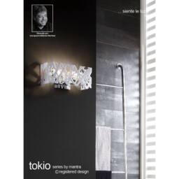 Netlighting Tokio Table Lamp 1 Light G9 Gloss WhitePolished Chrome in White - thumbnail 6