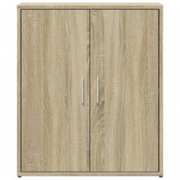 Berkfield Home Sideboard Sonoma Oak 60x31x70 cm Engineered Wood in Brown - Size: 60 x 31 x 70 cm - thumbnail 5