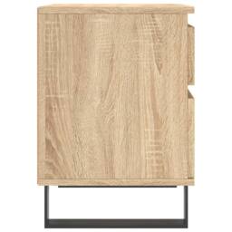 Berkfield Home Bedside Cabinets 2 pcs Sonoma Oak 40x35x50 cm Engineered Wood in Light Brown - Size: 40 x 35 x 50 cm - thumbnail 8