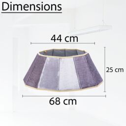 Shatchi 26.8Inch Christmas Tree Skirt Foldable Velvet Xmas Tree Stand Base Cover Collar Trunk Basket Ring for Tree Decorations - Size: 1 Pack - thumbnail 4