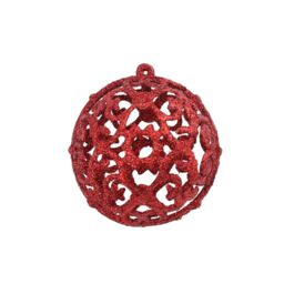 Berkfield Home 100 Piece Christmas Ball Set 3/4/6 cm Red - thumbnail 3