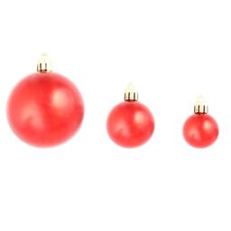 Berkfield Home 100 Piece Christmas Ball Set 3/4/6 cm Red - thumbnail 6