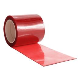 Berkfield Home Door Curtain Red 200 mmx1.6 mm 10 m PVC - thumbnail 4