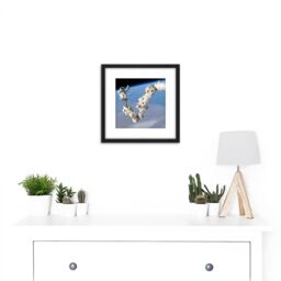 Artery8 Space NASA Astronaut Canadarm2 Space Station Photo 8X8 Inch Square Wooden Framed Wall Art Print Picture with Mount in Black - thumbnail 2