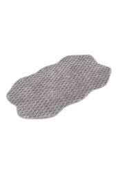 Living and Home Non-Slip Faux Plush Sofa Protector in Grey - Size: Medium - thumbnail 4