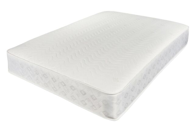 Comfort Beds Premium Hybrid 23 cm Deep Bonnell Sprung Memory Roll Mattress in White - Size: Small Double - image 1