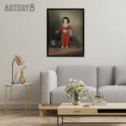 "Artery8 Red Manuel Portrait Francisco Goya Framed Canvas Wall Art Print - Size: W18"" x H24""" - thumbnail 3
