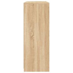 Berkfield Home Sideboards with LED Lights 3 pcs Sonoma Oak Engineered Wood in Light Tan - thumbnail 9
