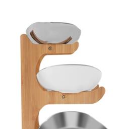 Havendro 3 Tier Fruit Bowls Fruit Stand Storage Holder Fruit Bowls Rack - thumbnail 5