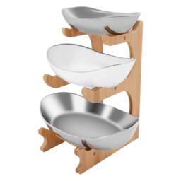 Havendro 3 Tier Fruit Bowls Fruit Stand Storage Holder Fruit Bowls Rack
