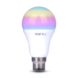 ENER-J Smart Wi-Fi GLS LED Lamp B22, 9W, RGB+W+WW, Dimmable in White - thumbnail 1