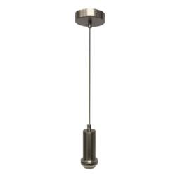 First Choice Lighting Celine - Satin Nickel Ceiling Pendant Flex Suspension Kit for Shades in Silver
