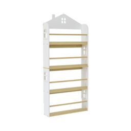 Liberty House Toys Wall Mounted House Bookcase in White - thumbnail 5