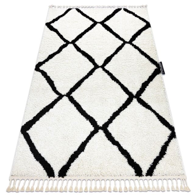 RugsX Berber Rug in White - Size: 200 cm x 290 cm - image 1