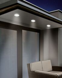 Loops IP65 Recessed Outdoor Wall Light White Cast Aluminium 1 x 5W GU10 Bulb - thumbnail 3