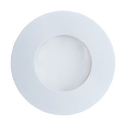 Loops IP65 Recessed Outdoor Wall Light White Cast Aluminium 1 x 5W GU10 Bulb