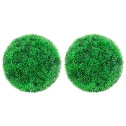 Berkfield Home Lush Artificial Boxwood Balls 2 pcs 22 cm in Green - thumbnail 2