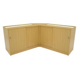 Monstershop Triton LED Shop Counter Set K1200, B1200 & CM60 - Maple in Beige - thumbnail 2