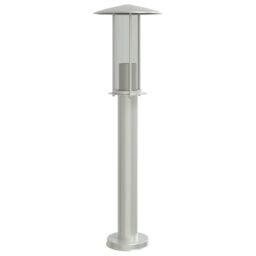 Berkfield Home Outdoor Floor Lamp Silver 60 cm Stainless Steel - thumbnail 5