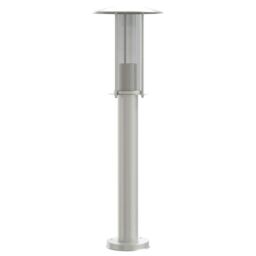 Berkfield Home Outdoor Floor Lamp Silver 60 cm Stainless Steel - thumbnail 4