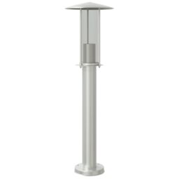Berkfield Home Outdoor Floor Lamp Silver 60 cm Stainless Steel - thumbnail 2