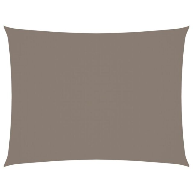 Berkfield Home Sunshade Sail Oxford Fabric Rectangular 2x3.5 m Taupe in Beige - image 1