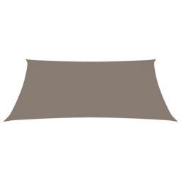 Berkfield Home Sunshade Sail Oxford Fabric Rectangular 2x3.5 m Taupe in Beige - thumbnail 2