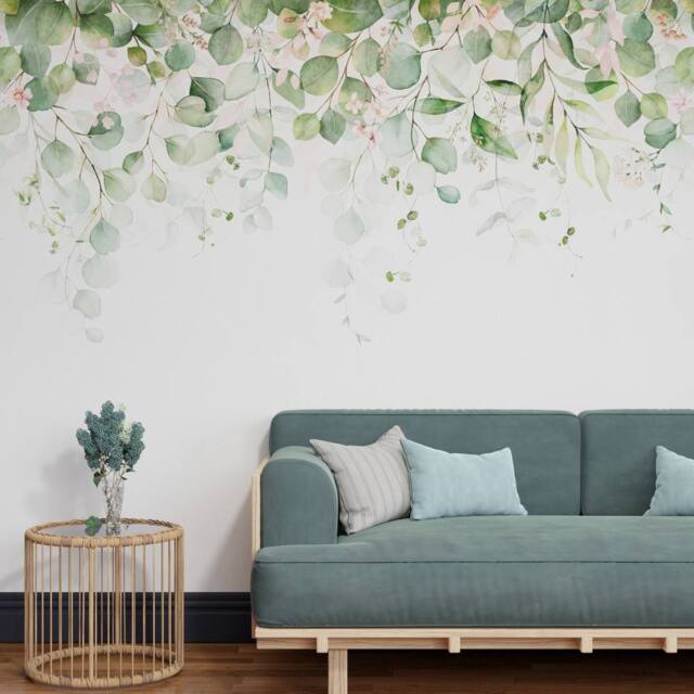 Superfresco Easy Botanical Cascade Blush Print To Order 3m x 2.8m Mural in Pink - image 1