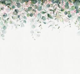 Superfresco Easy Botanical Cascade Blush Print To Order 3m x 2.8m Mural in Pink - thumbnail 2