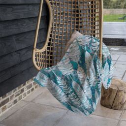 Benjamin Tate Design Tribal Art Animal Blanket in Natural - Size: 120 cm x 150 cm - thumbnail 4