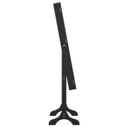 Berkfield Home Free-Standing Mirror Black 34x37x146 cm - Size: 34 x 37 x 146 cm - thumbnail 6