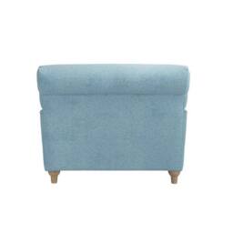 Lemon Pavilion Furniture Plumpton Duck Egg Blue Weave Chair - L111.5 x W106 x H84.5 cm - Oak in Brown - Size: 1 Pack - thumbnail 4