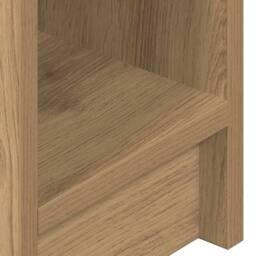 Berkfield Home Durable Bedside Cabinet with Drawer Artisan Oak 20x36x60 cm in Brown - Size: 20 x 36 x 60 cm - thumbnail 9
