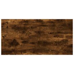 Berkfield Home Wall Shelves 4 pcs Smoked Oak 60x20x1.5 cm Engineered Wood in Brown - thumbnail 6