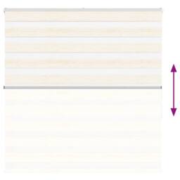 Berkfield Home Elegant Zebra Blind Marble Beige 140x150 cm Fabric Width 135.9 cm - thumbnail 5