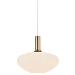 Nordlux Modern Indoor Pendant Light White Glass E27 Hand Blown - Mains Powered, IP20 - thumbnail 8