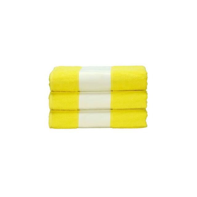 ARTG Subli-Me Hand Towel in Bright Yellow - image 1