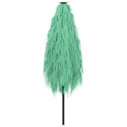 Berkfield Home Garden Parasol with Steel Pole Green 223x223x213 cm - Size: 223 x 223 x 213 cm - thumbnail 6