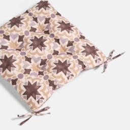 OHS 2 x Tiles Garden Chair Cushions Outdoor Seat Pads - Size: 40 cm x 40 cm - thumbnail 6