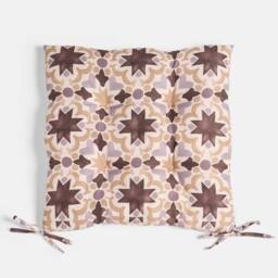 OHS 2 x Tiles Garden Chair Cushions Outdoor Seat Pads - Size: 40 cm x 40 cm - thumbnail 5