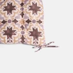 OHS 2 x Tiles Garden Chair Cushions Outdoor Seat Pads - Size: 40 cm x 40 cm - thumbnail 7